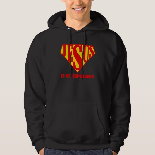 Niedliches Jesus-Design für Jungs Männer Frauen Je Hoodie (Vorderseite)