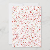 Niedliches Jingle & Mingle Party Einladung (Rückseite)