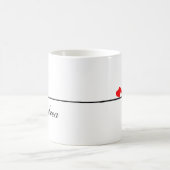 Niedliches Jubiläum Valentine für Paare Kaffeetasse (Mittel)