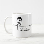 Niedliches Jubiläum Valentine für Paare Kaffeetasse (Links)