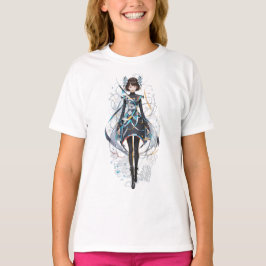 niedliches junges Mädchen - Animes T-Shirt