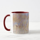 Niedliches junges rotes Kuh-Vieh mit Horn-Western Tasse (Links)
