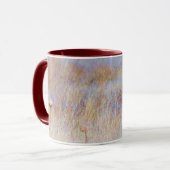 Niedliches junges rotes Kuh-Vieh mit Horn-Western Tasse (Vorderseite Links)