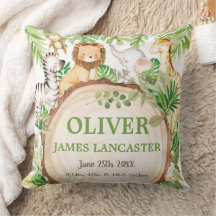 Niedliches Jungle Animals Safari Grüne Junge Kinde