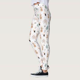 Niedliches Jungle-Regenwald-Muster Leggings