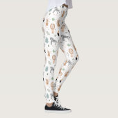 Niedliches Jungle-Regenwald-Muster Leggings (Rechts)
