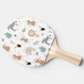 Niedliches Jungle-Regenwald-Muster Tischtennis Schläger (Seitenansicht)