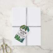 Niedliches Jungle Safari Leaf Blätter Geburtstag V Geschenkanhänger (Mit Garn)