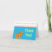 Niedliches Jungle-Tier Vielen Dank Dankeskarte (Vorderseite)