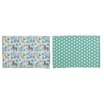 Niedliches Jungle Wild Animals Pillowcase Set