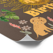 Niedliches Jungtier Geburtstag Poster (Ecke)