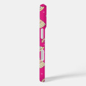 Niedliches Junk-Food-Muster auf rosa | Case-Mate iPhone Hülle (Rückseite / Rechts)