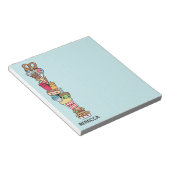 Niedliches Junk-Food-Notizblock Notizblock (angewinkelt)