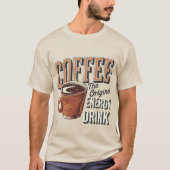 Niedliches Kaffeegetränk T-Shirt (Vorderseite)