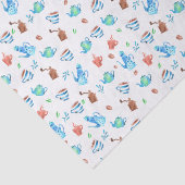 Niedliches Kaffeemaschinenmuster Seidenpapier (Ausschnitt)