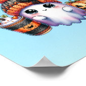 Niedliches Kaffeepopster für Kinder zum Geburtstag Poster (Ecke)