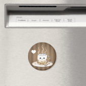 Niedliches Kakaogetränk Magnet (In Situ (Geschirrspüler))