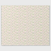 Niedliches Kaktus-Muster Geschenkpapier (Flach)