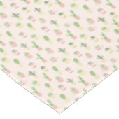 Niedliches Kaktus-Muster Tischdecke (Schrägansicht)