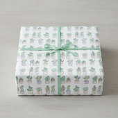 Niedliches Kaktus Wrapping Paper Geschenkpapier