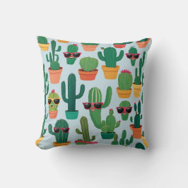 Niedliches Kaktus-Wurfkissen Kissen