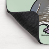 Niedliches kalifornisches Quäntchen Mousepad (Ecke)