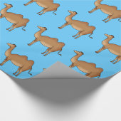 niedliches Kamel Geschenkpapier (Ecke)