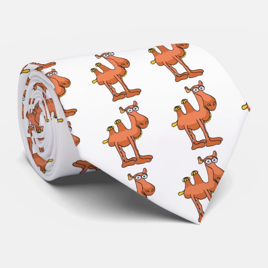 niedliches Kamel Krawatte (Gerollt)