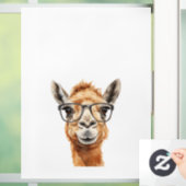 Niedliches Kamel mit Brille Fensteraufkleber (Zuhause)