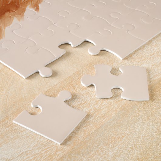 Niedliches Kamel mit Brille Puzzle (Seite)