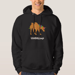 Niedliches Kamel und Hübsches Einhorn Mix Cool Hoodie