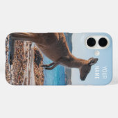 Niedliches Kangaroo im Beach Summer Australia Case-Mate iPhone Hülle (Rückseite (Horizontal))