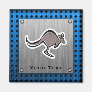 Niedliches Kangaroo; Metallaussehen Magnet