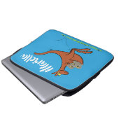 Niedliches Kangaroo mit koalas-Cartoon Laptopschutzhülle (Vorne Knopf)