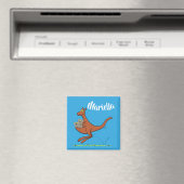 Niedliches Kangaroo mit Koalas-Cartoon-Magnet Magnet (In Situ (Geschirrspüler))