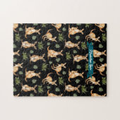 Niedliches Kangaroo Print Animal Lovers Wallaby Wi Puzzle (Horizontal)