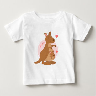 Niedliches Känguru-Baby Joey Baby T-shirt