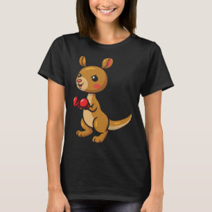 Niedliches Känguru-Boxen I Kängurus Tier Freund Ma T-Shirt