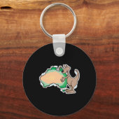 niedliches Känguru Schlüsselanhänger (Vorderseite)