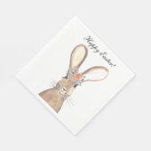 Niedliches Kaninchen Bunny Hare Ostergebirge Serviette (Ecke)