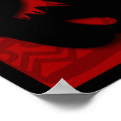 Niedliches Kaninchen Chinesisches Neujahr Zodiac G Poster (Ecke)