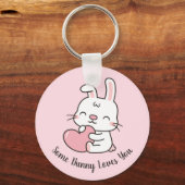 Niedliches Kaninchen, erstaunliche einige sonnige  Schlüsselanhänger (Vorderseite)