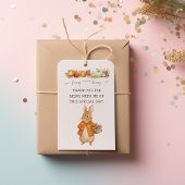 Niedliches Kaninchen Fall Geburtstag Geschenkanhänger