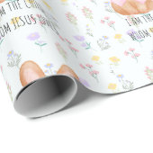 Niedliches Kaninchen Geschenkpapier (Rolleneckpunkt)