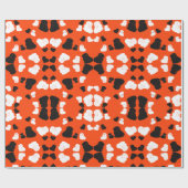 Niedliches Kaninchen Halloween-Geschenkpapier Geschenkpapier (Flach)