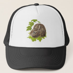 Niedliches Kaninchen, Hase, Tierart, Wildtiere Truckerkappe