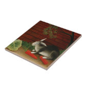 Niedliches Kaninchen (Haustier) (Henri Rousseau) Fliese (Seite)