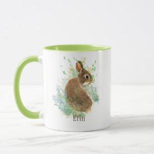 Niedliches Kaninchen Haustier Individuelle Name Ka Tasse