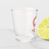 Niedliches Kaninchen: Helle Lieben Schnapsglas (Links)