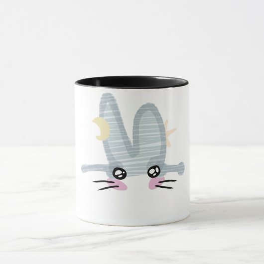 Niedliches Kaninchen Kaffeetasse (Zentrum)